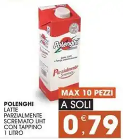 Mercati di Città La Prima Polenghi latte parzialmente scremato UHT offerta