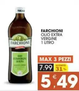 Mercati di Città La Prima Farchioni olio extra vergine offerta