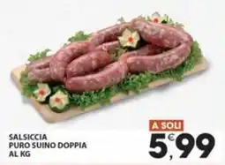 Mercati di Città La Prima Salsiccia puro suino doppia offerta
