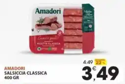 Mercati di Città La Prima Amadori Salsiccia Classica offerta