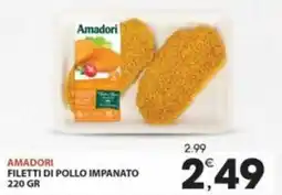 Mercati di Città La Prima Amadori filetti di pollo impanato offerta