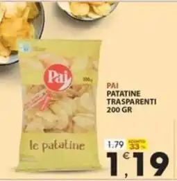 Mercati di Città La Prima Pai patatine trasparenti offerta