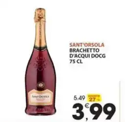 Mercati di Città La Prima Sant'Orsola Brachetto d'Acqui DOCG offerta