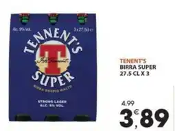 Mercati di Città La Prima Tennent's Birra Super offerta