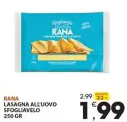 Mercati di Città La Prima Rana lasagna all'uovo sfogliavelo offerta