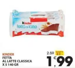 Mercati di Città La Prima Kinder fetta al latte classica offerta