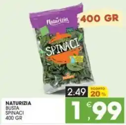 Mercati di Città La Prima Naturizia busta spinaci offerta