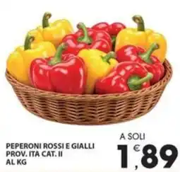 Mercati di Città La Prima Peperoni rossi e gialli offerta