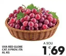 Mercati di Città La Prima Uva Red Globe offerta