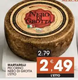 Mercati di Città La Prima Martarelli Pecorino Nero di Grotta offerta