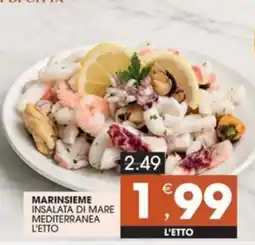 Mercati di Città La Prima Marin sieme insalata di mare mediterranea l'etto offerta