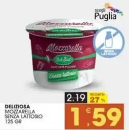 Mercati di Città La Prima Deliziosa Mozzarella senza lattosio offerta