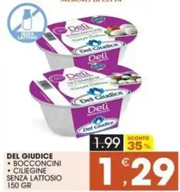Mercati di Città La Prima Del Giudice Bocconcini Ciliegine senza lattosio offerta