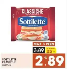 Mercati di Città La Prima Sottilette classiche offerta