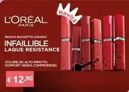 Smoll L'Oréal Paris nuovo rossetto liquido infallible laque resistance offerta