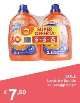 Smoll Sole lavatrice liquido offerta