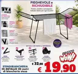 Europlanet Casa Stendibiancheria in metallo offerta