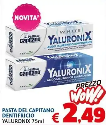 Pasta del Capitano dentifricio Yaluronix