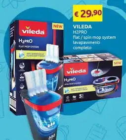 Smoll Vileda H2PRO flat / spin mop system offerta