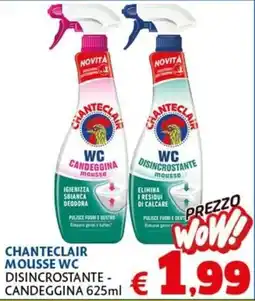 Europlanet Casa Chanteclair mousse wc disincrostante - candeggina offerta