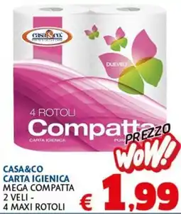 Europlanet Casa Casa&Co carta igienica compatta offerta