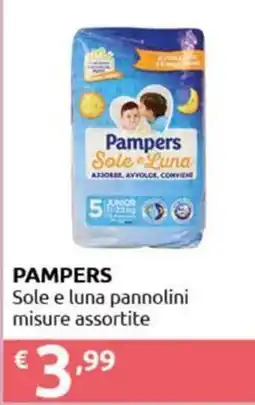 Smoll Pampers Sole e luna pannolini offerta