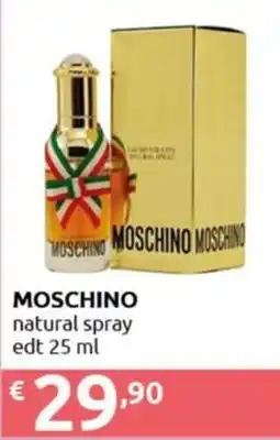 Smoll Moschino natural spray offerta