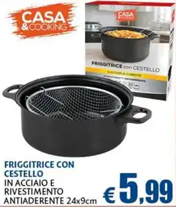 Europlanet Casa Friggitrice con cestello Casa & Cooking offerta