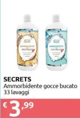 Smoll Secrets Ammorbidente gocce bucato offerta