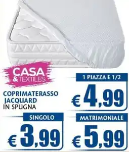 Europlanet Casa Coprimaterasso jacquard in spugna offerta