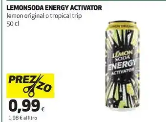 Coop Lemonsoda energy activator offerta