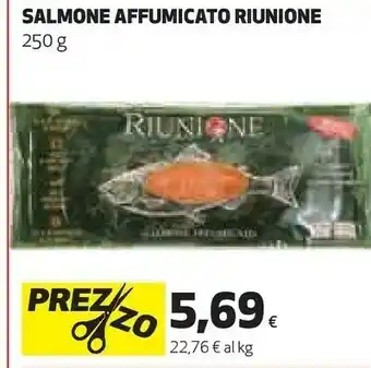 Coop Riunione - salmone affumicato 250 g(ml) offerta
