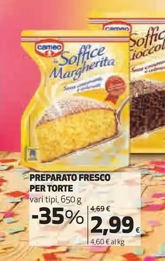 Coop Preparato fresco soffice margherita offerta