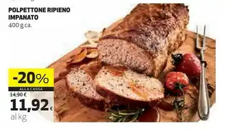 Coop Polpettone ripieno impanato offerta