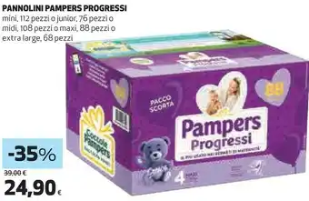 Coop Pannolini progressi mini offerta