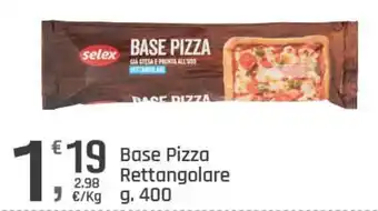 Base Pizza Rettangolare