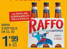 Supermercati Dok Birra Raffo offerta