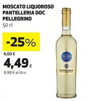 Coop Cantine pellegrino - pantelleria moscato liquoroso 500 g(ml) offerta