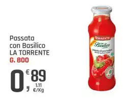 Supermercati Dok Passata con Basilico La Torrente offerta