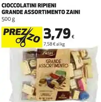 Coop Cioccolatini ripieni grande assortimento offerta