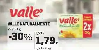Coop Valle naturalmente offerta