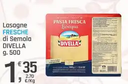 Supermercati Dok Lasagne fresche di semola Divella offerta