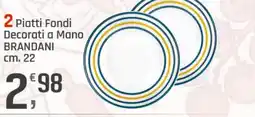 Supermercati Dok Piatti Fondi Decorati a Mano Brandani offerta