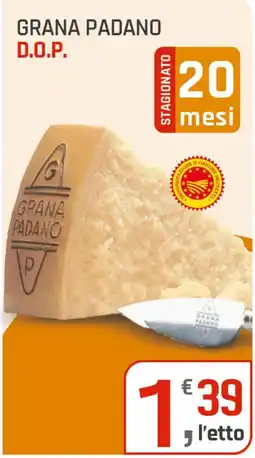 Supermercati Dok Grana Padano D.O.P. offerta