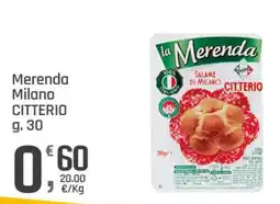 Supermercati Dok Merenda Milano Citterio offerta