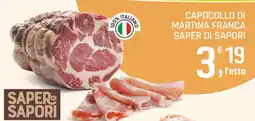 Supermercati Dok Capocollo di Martina Franca Saper di Sapori offerta