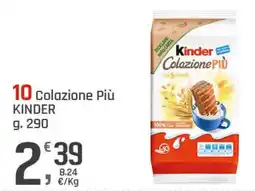 Supermercati Dok Colazione Più Kinder offerta