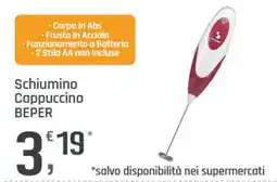 Supermercati Dok Schiumino Cappuccino BEPER offerta