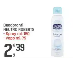 Supermercati Dok Deodoranti Neutro Roberts offerta