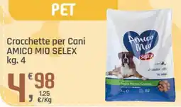 Supermercati Dok Crocchette per Cani Amico Mio Selex offerta